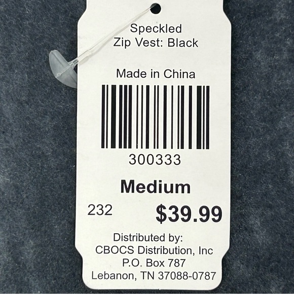 NWT Decorated Originals Sherpa Trim Fleece Vest Size M Women's - Picture 9 of 10